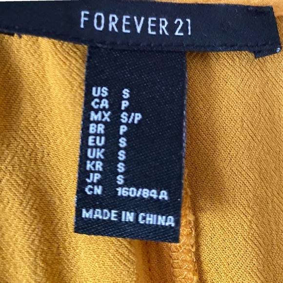 Love Tree Embroidered Mini Dress Bohemian Festival Drawstring Yellow Size S - Picture 7 of 12